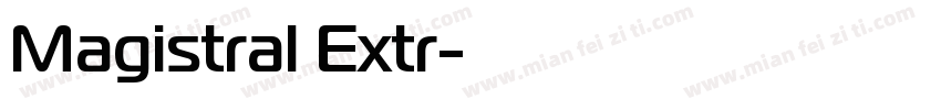 Magistral Extr字体转换